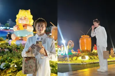 Bùi Duy Ngọc và Lê Dương Bảo Lâm 'gây bão' với dàn linh vật ngựa Tết tại Quy Nhơn