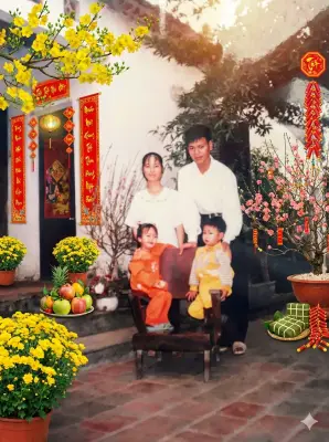 Công Nghệ Samsung Kết Nối Thế Hệ: Làm Mới Ảnh Tết Cũ Với Trợ Lý AI Gemini