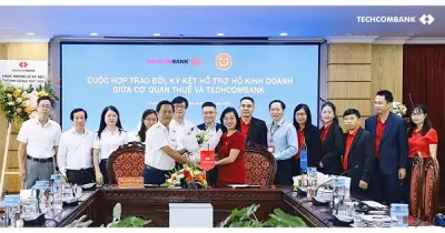 Techcombank Đồng Hành Cùng Cơ Quan Thuế Thúc Đẩy Chuyển Đổi Số Cho Hộ Kinh Doanh