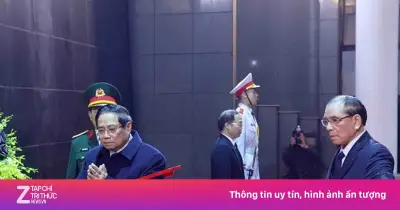 Thủ tướng Phạm Minh Chính và lãnh đạo cấp cao viếng nguyên Phó Chủ tịch Hội đồng Bộ trưởng Đoàn Duy Thành