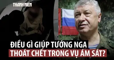 Tướng Nga Thoát Chết Nhờ Phản Ứng Nhanh Trước Mũi Súng Kẻ Ám Sát