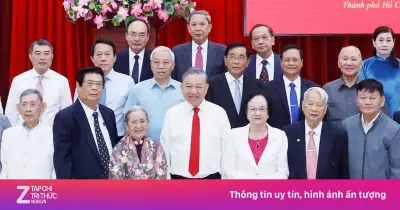 Tổng Bí thư Tô Lâm gặp mặt các nguyên Ủy viên TW Đảng khu vực phía Nam tại TP.HCM