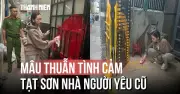 Bị bắt ngày 29 Tết vì tạt sơn nhà người yêu cũ ở Hà Nội