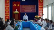 Bí thư Tỉnh ủy Cà Mau kiểm tra, đôn đốc công tác đầu năm tại các cơ quan tham mưu và công trình hạ tầng