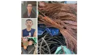 Bắt 3 đối tượng chuyên cắt trộm dây cáp điện, gây thiệt hại hàng trăm triệu đồng