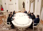 Đặc phái viên Tổng Bí thư Tô Lâm hội kiến Tổng thống Nga Vladimir Putin