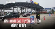 Chiều Mùng 6 Tết, Ô Tô Được Phép Đi Ngược Chiều Trên Cao Tốc Pháp Vân