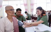 Công An An Giang Khám Bệnh Miễn Phí Cho 160 Người Dân Nghèo Xã Ô Lâm