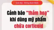 Cảnh báo thảm họa da liễu từ mỹ phẩm chứa corticoid trôi nổi