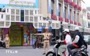 Cảnh sát giao thông đồng loạt kiểm tra nồng độ cồn ngày mùng 1 Tết