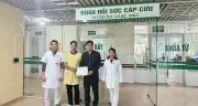Em Tống Văn Khánh được xuất viện về nhà đón Tết cùng gia đình