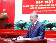 Tổng Bí thư Tô Lâm gặp mặt đại biểu tướng lĩnh quân đội nghỉ hưu