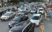 Hà Nội cấm xe taxi vào giờ cao điểm trên phố Khâm Thiên từ ngày 14/2