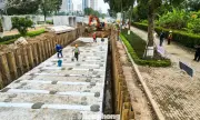 Hà Nội đẩy mạnh thi công 10 dự án chống ngập, làm việc xuyên Tết 3 ca 4 kíp
