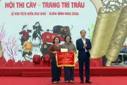 Họa sĩ Ninh Bình tô điểm trâu cho Lễ hội Tịch điền Đọi Sơn 2026