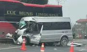 Hai xe khách va chạm ở Lạng Sơn, một người tử vong và 5 người bị thương