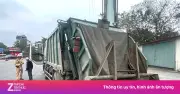 Tài xế xe rác Hà Nội bị phạt 23 triệu đồng vì để biển số bám bẩn che lấp