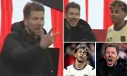HLV Simeone Châm Chọc Yamal Bằng Cử Chỉ Ba Ngón Tay Trong Trận Thắng 4-0 Của Atletico