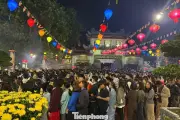 Hàng nghìn người Đà Nẵng xếp hàng lúc nửa đêm hái lộc đầu năm tại Thiền viện Bồ Đề