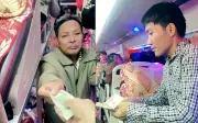 Hành khách chung tay góp tiền giúp người đàn ông mất ví về quê đón Tết