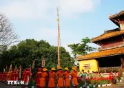Lễ Hạ Nêu kết thúc Tết Nguyên đán tại Đại Nội Huế