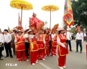 Lễ hội Rước Ông Khiu Bà Khiu ở Hỷ Cương được khôi phục sau 19 năm gián đoạn