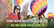 Lễ Hội Xuân Cần Giờ 2026: Sôi Động Với Hoa Mai, Đào Và Khinh Khí Cầu