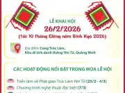 Lễ hội Xuân Yên Tử 2026: Hứa hẹn đa dạng trải nghiệm văn hóa và tâm linh
