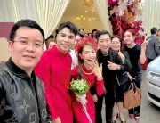 Lễ ăn hỏi lộng lẫy của MC Huyền Trang và cầu thủ Đức Huy tại Phú Thọ