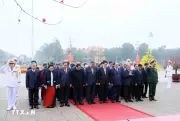 Lãnh đạo Đảng, Nhà nước viếng Lăng Chủ tịch Hồ Chí Minh nhân dịp Tết Nguyên đán