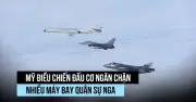 Mỹ triển khai chiến đấu cơ chặn máy bay quân sự Nga gần Alaska