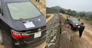 Người đàn ông để xe ô tô, điện thoại và tờ giấy tuyệt mệnh bên hồ ở Ninh Bình