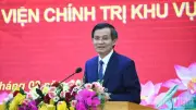 Đồng chí Đoàn Minh Huấn chỉ đạo Học viện Chính trị khu vực III đổi mới đào tạo cán bộ