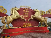 Đường Hoa Xuân Bính Ngọ 2026 Rực Rỡ Tại Đồng Tháp Với Cảnh Quan Văn Hóa Độc Đáo