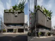 Ngôi nhà bê tông thô và kính: Vẻ đẹp khỏe khoắn giữa lòng đô thị