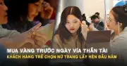 Người trẻ TP.HCM đổ xô mua vàng trước vía Thần Tài, xu hướng kết hợp trang sức và tích trữ