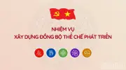 Nhiệm vụ trọng tâm: Xây dựng đồng bộ thể chế, phát triển hệ thống pháp luật