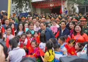 Thủ tướng Phạm Minh Chính dự lễ khởi công Trường liên cấp Cẩm Thạch tại Thanh Hóa