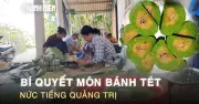 Bánh Tét Mặt Trăng Quảng Trị: Hương vị đặc biệt từ loại rau quen thuộc