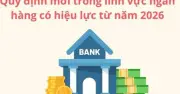 Quy Định Mới Trong Lĩnh Vực Ngân Hàng Chính Thức Có Hiệu Lực Từ Năm 2026