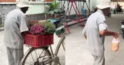 Ông lão bán ve chai tặng hoa, hành kiệu muối tri ân ân nhân gây xúc động mạng xã hội