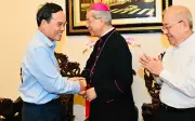 Bí thư Trần Lưu Quang thăm hỏi, chúc Tết lãnh đạo tôn giáo và gia đình khó khăn tại TP.HCM