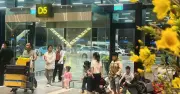 Sân Bay Tân Sơn Nhất Nhộn Nhịp Ngày Đầu Nghỉ Tết 2026, Hành Khách Tranh Thủ Chợp Mắt