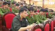 Sơn La tư vấn nghề nghiệp cho hơn 350 chiến sĩ nghĩa vụ Công an chuẩn bị xuất ngũ