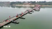 Thủ tướng gửi thư khen ngợi các cơ quan, đơn vị làm cầu phao qua sông Lô