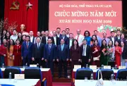 Thủ tướng Phạm Minh Chính gặp mặt, chúc Tết các gương mặt tiêu biểu văn hóa, thể thao, du lịch