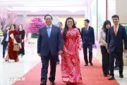 Thủ tướng và Phu nhân chủ trì chiêu đãi đoàn ngoại giao nhân dịp Tết Bính Ngọ