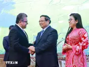 Thủ tướng và Phu nhân chủ trì chiêu đãi Đoàn Ngoại giao tại Việt Nam