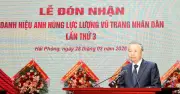 Tổng Bí thư Tô Lâm trao danh hiệu Anh hùng Lực lượng vũ trang lần thứ 3 cho Quân chủng Hải quân