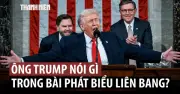 Trump phá kỷ lục phát biểu Liên bang, tự hào 'Thời kỳ hoàng kim' giữa thách thức